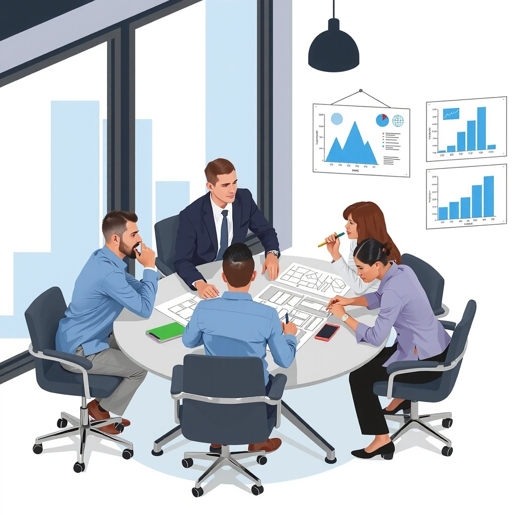 ConstructCore team meeting