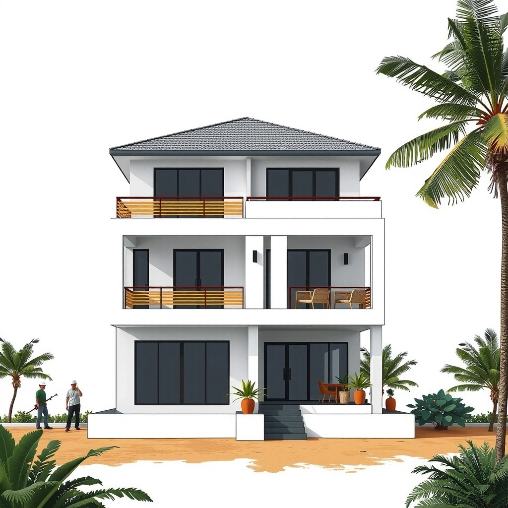 Luxury residential home construction