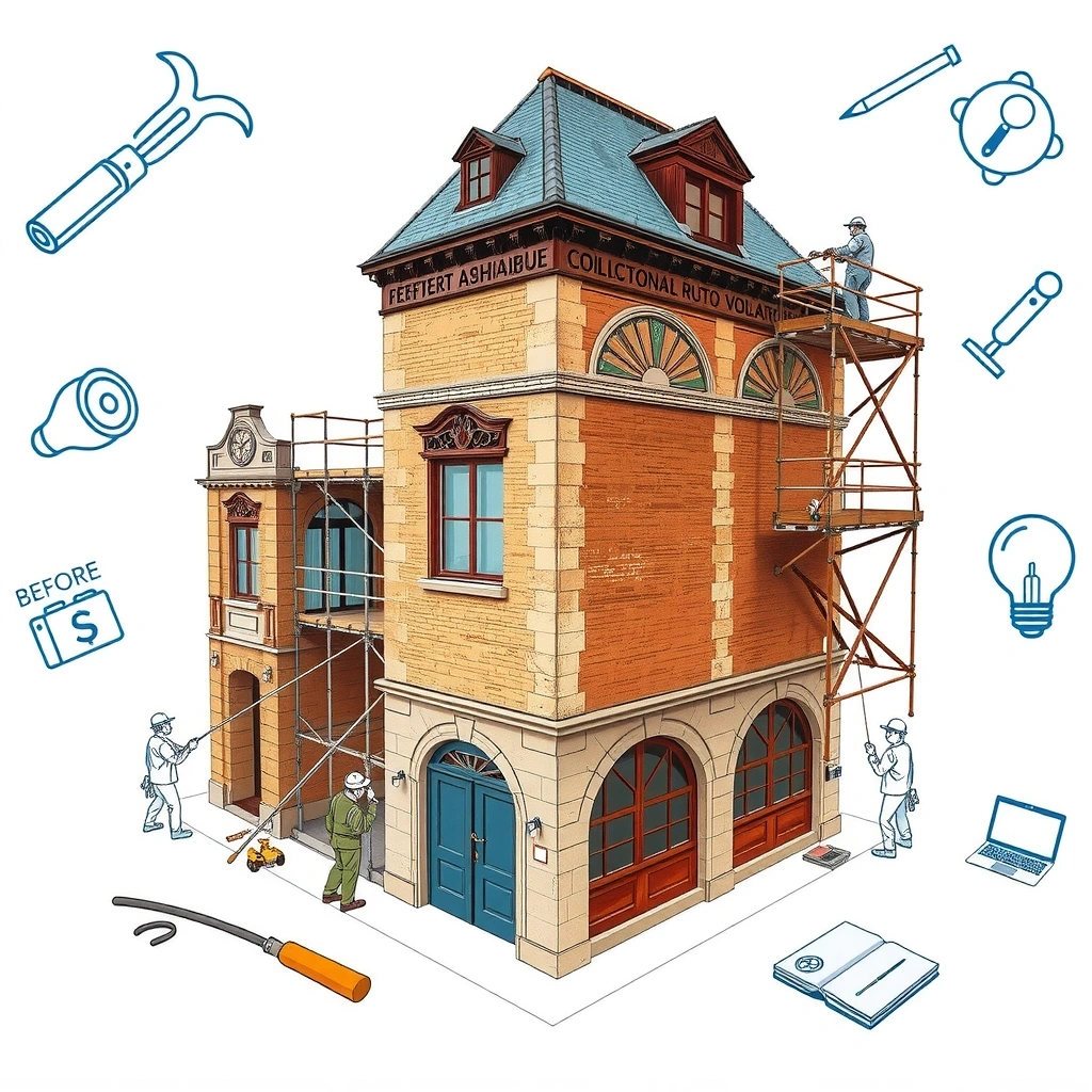 Historic building restoration and renovation project